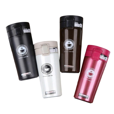 Picture of Travel Coffee Mug Tumbler Hot Fashion Stainless Steel Mugs Coffee Mugs Insulated Water Bottle Tumbler Thermos Cup Vacuum Flask Premium