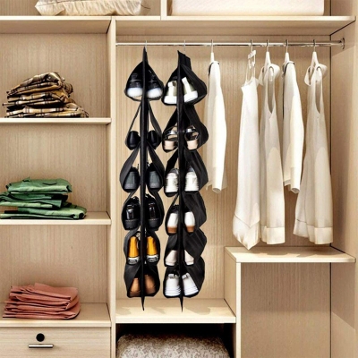 Picture of Shoe Organizer Shoes Rack Closet Hanging Storage Bag - Shoe Rack