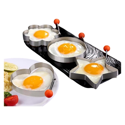 Picture of Stainless Steel Fried Non Stick Egg Ring Pancake  Mold Kitchen Cooking Tool