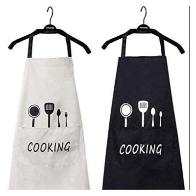 Picture of Home Kitchen Cleaning Sleeveless Waterproof and Oil proof Restaurant Cooking Woman Apron