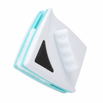Picture of Double Side Glass Wiper Magnetic Window Cleaner Triangular Design Home Window Glass Cleaning Tool For Single Glazing Window