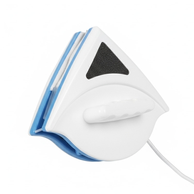 Picture of Double Side Glass Wiper Magnetic Window Cleaner Triangular Design Home Window Glass Cleaning Tool For Single Glazing Window