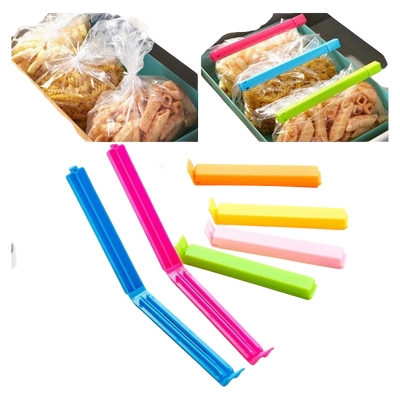 Picture of 12x Kitchen Plastic Storage Food Snack Seal Sealing Bag Clips Sealer Clamp