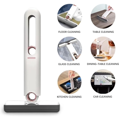 Picture of Portable Mini Mop Sponge Mop Easy to Store Floor Cleaning Suitable for Kitchen, Bathroom, Living Room, Car