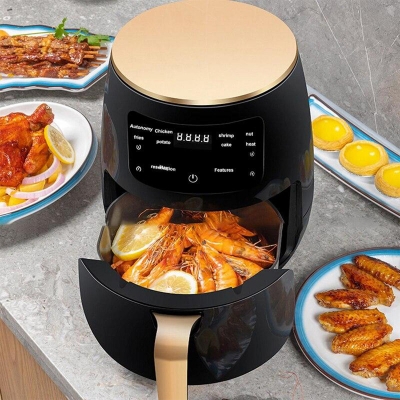 Picture of Silver Crest Digital Air Fryer 2400 Watts 6L with Fry Without Oil 220v Large Size, Health equality