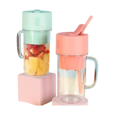 Picture of Portable Fruits Juice Blender | Summer Fruits Juice | Mini  Electric  USB Rechargeable Juicer Cup Machine