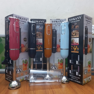 Picture of SOKANY Electric Food Blender | Mixer | Egg Beater | Hand Blander With Jug | SK-1726