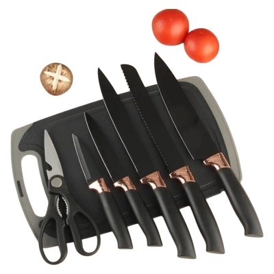 Picture of Premium Quality Silicone Utensils Stainless Steel Coated Set,  for Kitchen Cooking