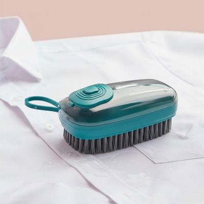 Picture of Multifuctional Cleaning Brush Automatic Liquid Soap Dispenser Brush Kitchen Dishwashing Laundry Shoe Cleaning