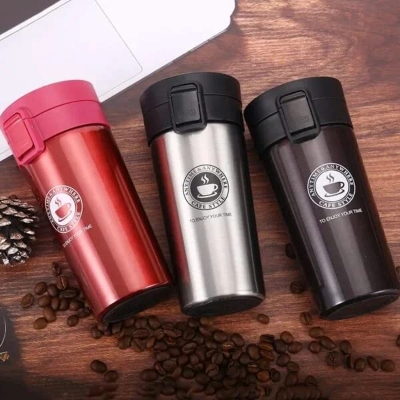 Picture of Vacuum Insulated Stainless Steel Travel Tea and Coffee Mug | Travel Thermos Flask with Lid