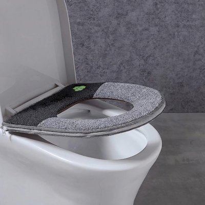 Picture of Household Soft Toilet Seat Cushion Cover Toilet Seat Zip with Handle