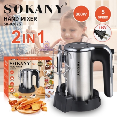 Picture of Sokany 2-in-1 Hand Mixer with Stand