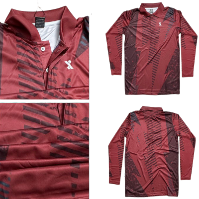 Picture of SMUG Premium POLO Full Sleeve Sports T-shirt Combo Pack -3 Pcs -Blue, Maroon and Green color