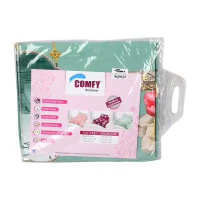 Picture of Comfy Bed Sheet- Single Common (Twill) 90"x63"