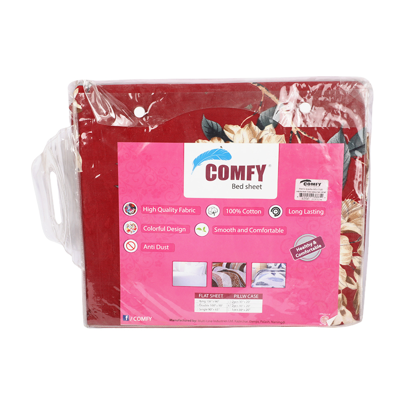 Picture of Comfy Bed Sheet- Double Common(Twill) 100"x90"