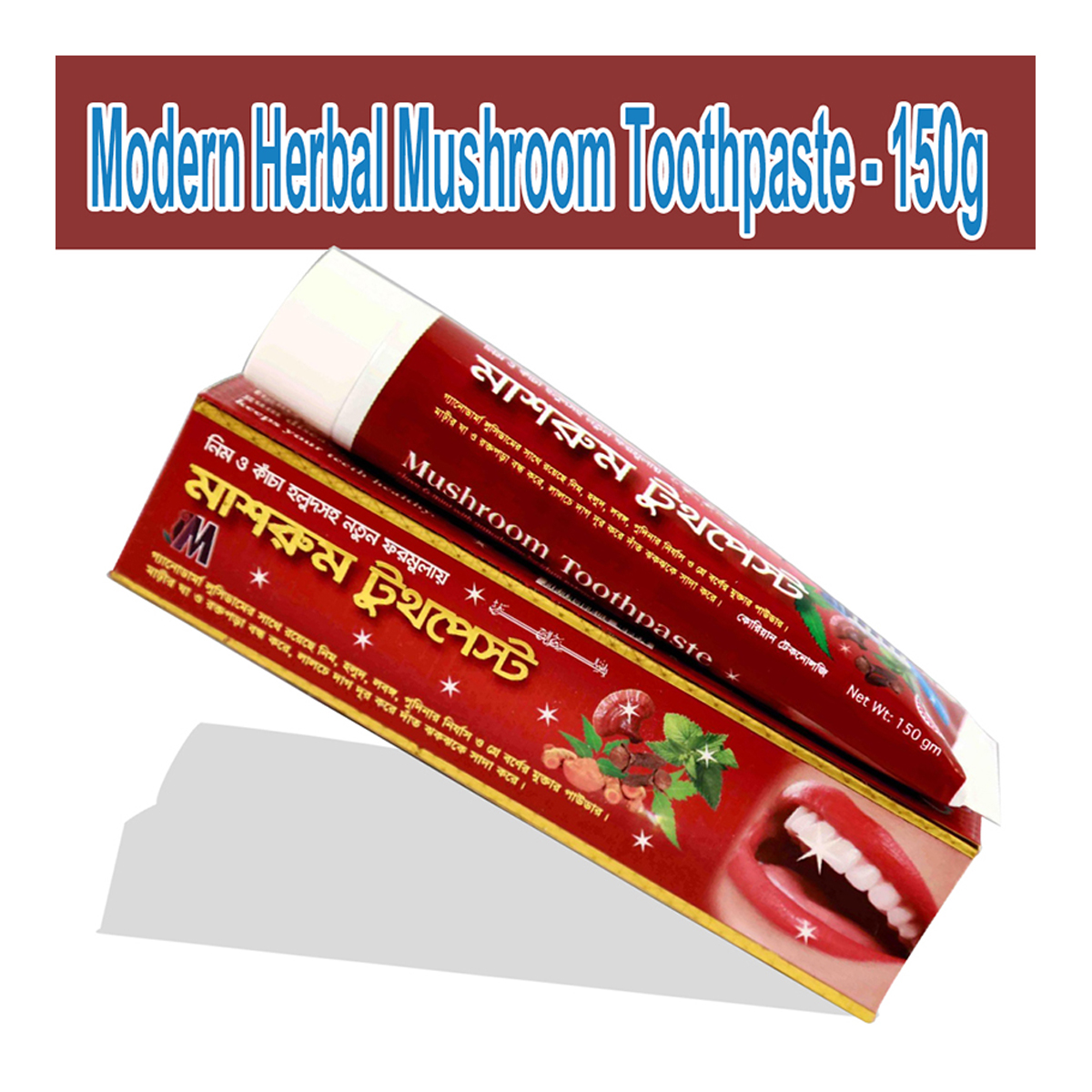 Picture of Mushroom Enamel Loss Toothpaste - 150g Modern Herbal