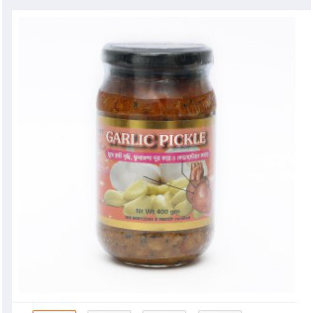 Picture of Garlic Picckle 400 gm Modern Herbal Roshuner Acher