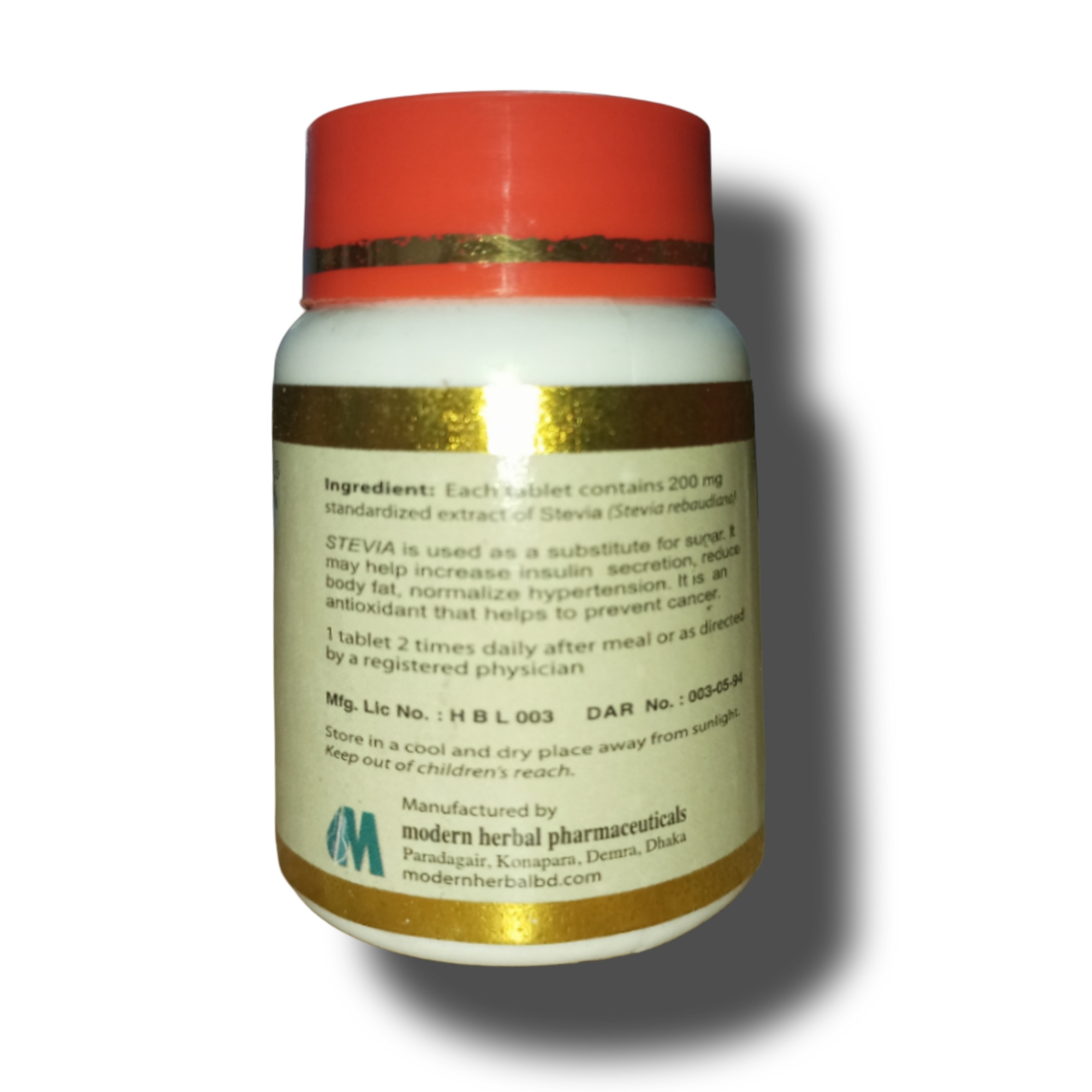 Picture of Stevia by Modern Herbal 30 Tablets