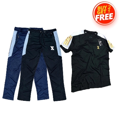 Picture of Stylish Combo - comfortable and Soft wear (Buy two trousers get one jersey t-shirt free)