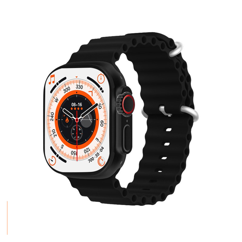 Picture of T800 Ultra Smartwatch Series 8 with Wireless Charging- Black