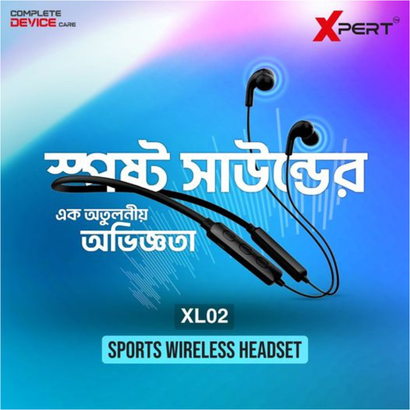 Picture of Xpert XL02 Sports Wireless Neckband - Black