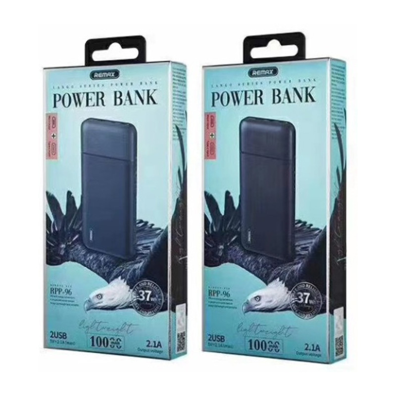 Picture of REMAX RPP-96  2 USB 10,000MAH LANGO SERIES POWER BANK 2.1A 5V
