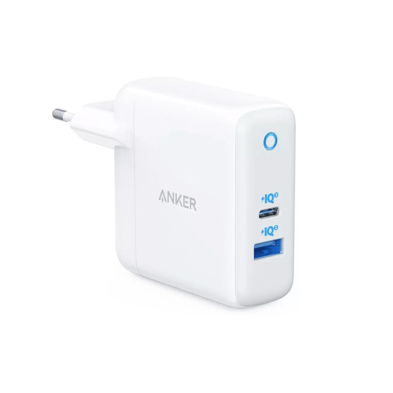 Picture of Anker Powerport PD+2 35W Dual Port Wall Charger A2636G21 (Type C+USB Plug)
