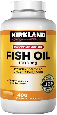 Picture of Kirkland Signature Concentrated Fish Oil 1000 mg - 400 Softgels