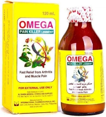 Picture of OMEGA Relief Liniment Oil for Arthritis and Muscle Pain -120ml