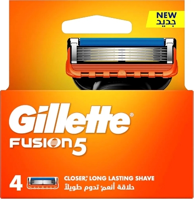 Picture of Fusion 5 Shaving Manual Blade Men's Shaver (4pcs)