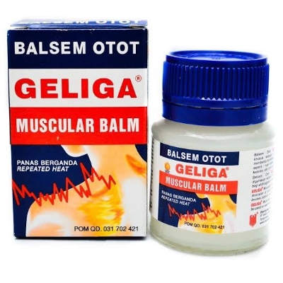 Picture of GELIGA MUSCULAR BALM PAIN RELIEF EAGLE BRAND HEAT MUSCLE 20GM