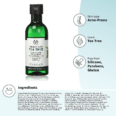Picture of THE BODYSHOP TEA-TREE Clearing Facial Wash, FACE WASH