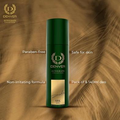 Picture of Denver - Autograph SRK King No Gas Body Spray For Men -140ml