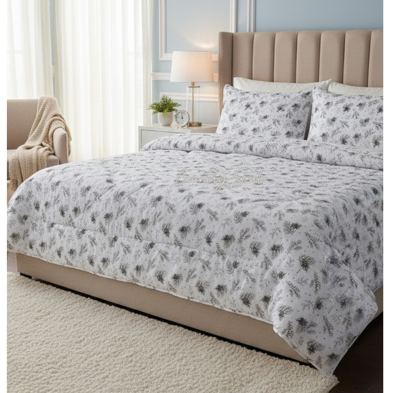 Picture of Country Soul Chinise Microfiber King Size Comforter, 7 Feet By 7.5 Feet, Super Soft, 8 Ounch Padding, Comes With Excellent Bag 1 Pcs