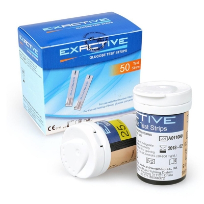Picture of Exactive Vital Blood Glucose Meter Testing Strips 25+25= 50 PCS