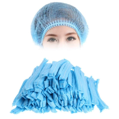Picture of Sefty Cap Shower Cap (Senga Cap) For Doctors , Hospital, Kitchen and Outdoor Use- 100 Pcs