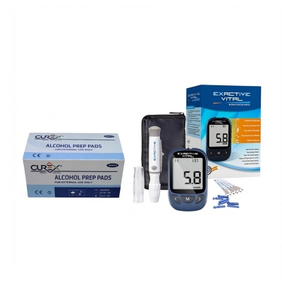 Picture of Exertive Vital Blood Glucose Monitor From USA Full Set