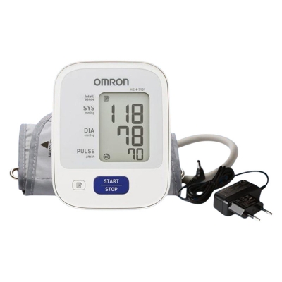Picture of Omron Automatic Blood Pressure Monito HEM 7121 With Free AC Adapter And 5 Years Brand Warranty