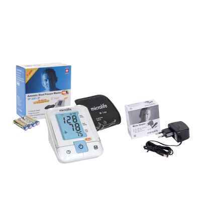 Picture of Microlife Digital / Automatic Blood Pressure Monitor BP 3AR1-3P  Free AC AdapterWith 5 Year Warrenty