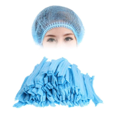 Picture of Sefty Cap Shower Cap (Senga Cap) For Doctors , Hospital, Kitchen and Outdoor Use- 100 Pcs