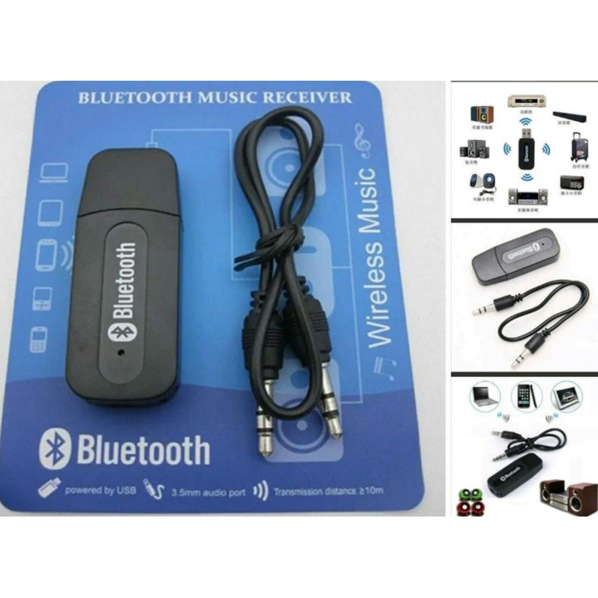 Picture of 3.5mm USB Bluetooth Audio Receiver - Black