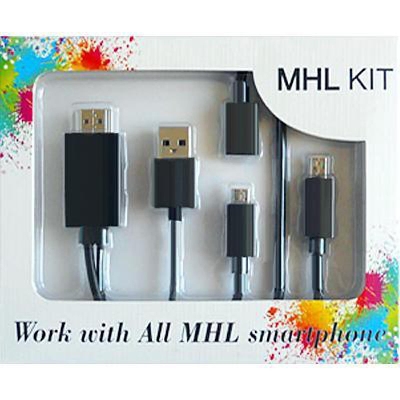 Picture of MHL Mobile to TV Cable - Black - Multicolor
