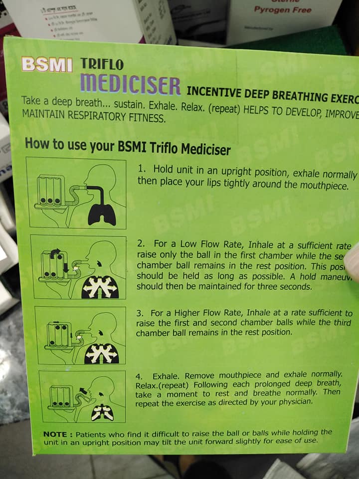 Picture of Incentive deep breathing exerciser Machine