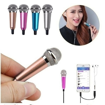 Picture of Condenser Microphone for Mobile Phone Computer Mini Cute Karaoke - Multicolor