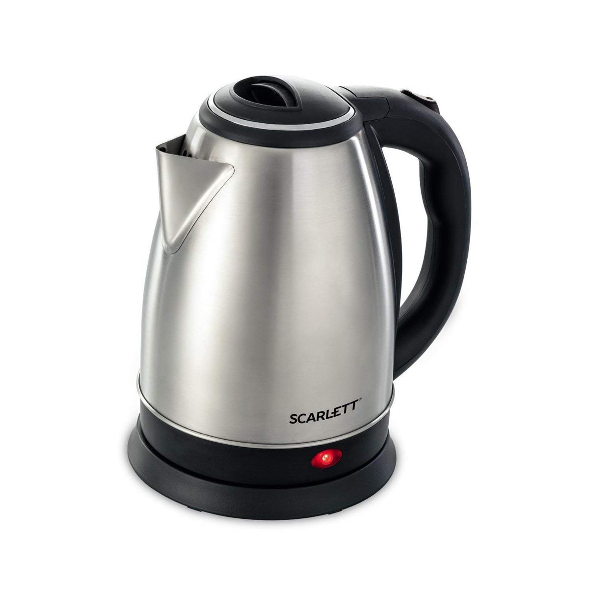 Picture of Electric Kettle 2 L Elegant Design Hot Water Tea/Rice (black and silver) - Multicolor