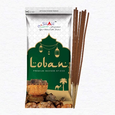 Picture of Shah fragrances Loban Zipper Incense Sticks 140 GM - Multicolor