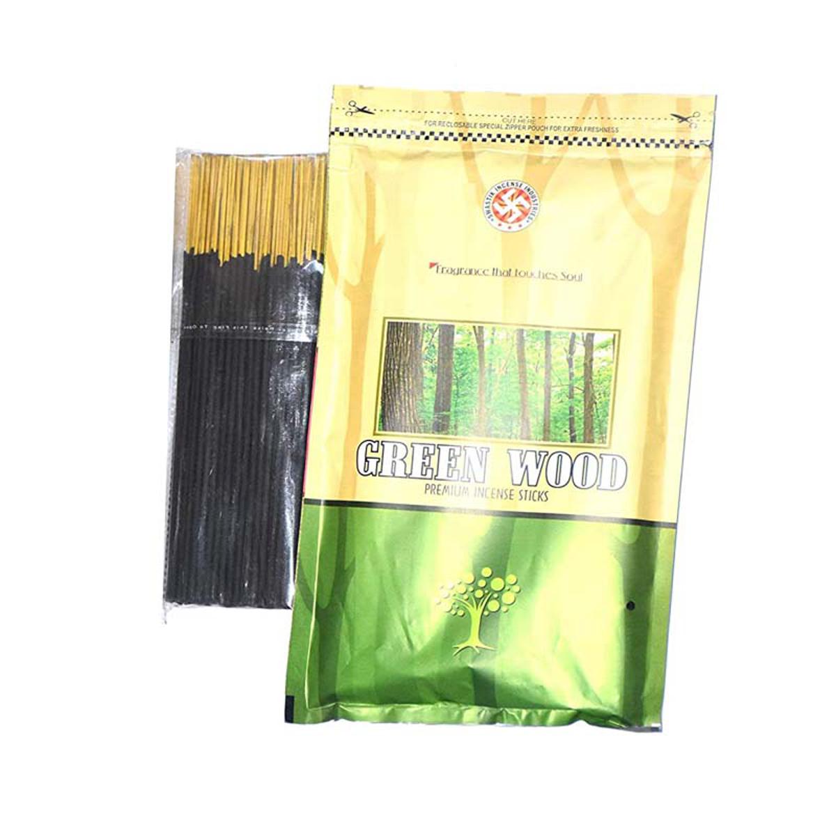 Picture of Green wood Premium Incense Stick 125grams - Multicolor