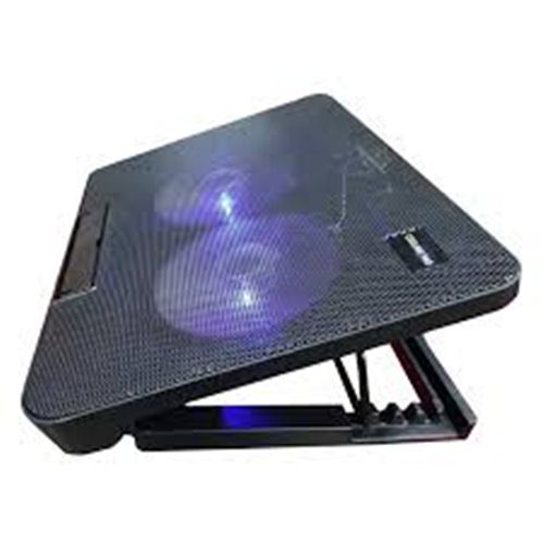 Picture of Notebook Cooling Pad N99 With 2 Dual Fan (Black) - Black