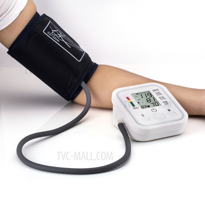 Picture of USB  Blood Pressure Monitor English Voice Automatic Electric PR Tonometer Digital LCD Screen