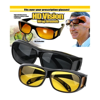 Picture of Hd Vision Uv Protection 2 In 1 Sun Glass - Yellow